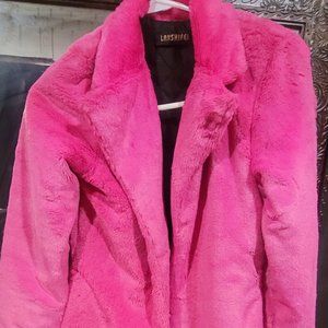 Hot pink coat like a Barbie girl